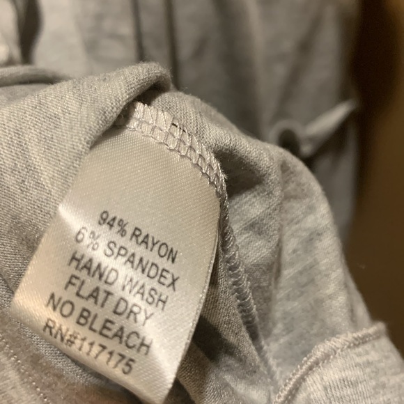 Ruffled Forever gray tank top XS strappy racerback NWT - Picture 10 of 10